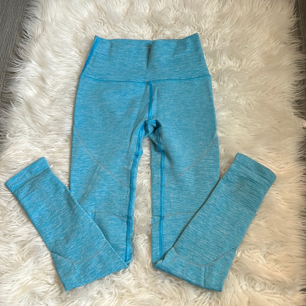 Baby blue alphalete leggings